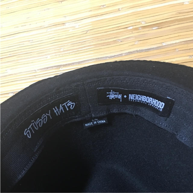 STUSSY(ステューシー)の【送料無料】男女兼用 STUSSY HAT ハット 黒 フェルトハット レディースの帽子(ハット)の商品写真