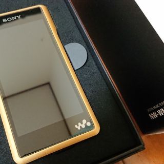 ソニー(SONY)のSONY WALKMAN NW-WM1Z Dignis黒ケース付き(ポータブルプレーヤー)