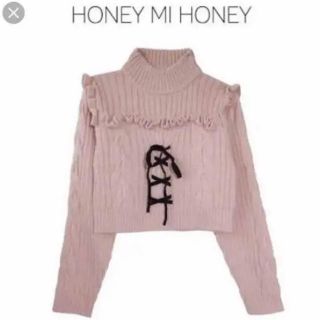 ハニーミーハニー(Honey mi Honey)の HONEY  MI  HONEY 正規品＊リボンニット♡(ニット/セーター)