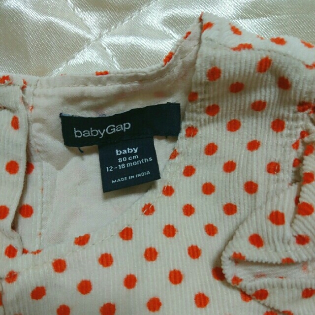 babyGAP(ベビーギャップ)のsss様専用★babyGap♡80cm コーデュロイのオールインワン キッズ/ベビー/マタニティのベビー服(~85cm)(ロンパース)の商品写真