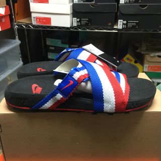 ナイキ(NIKE)の新品未使用 US9 27cm NIKE TEKAPO SLIDE トリコロール(サンダル)