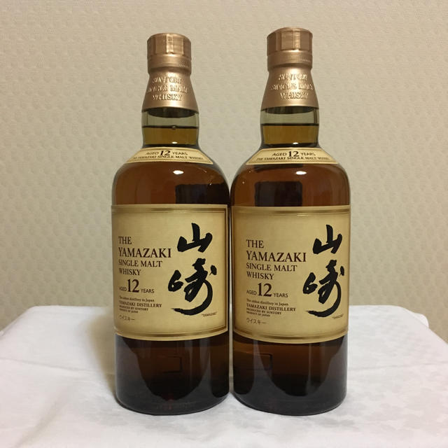 食品/飲料/酒山崎12年 化粧箱無し 2本セット