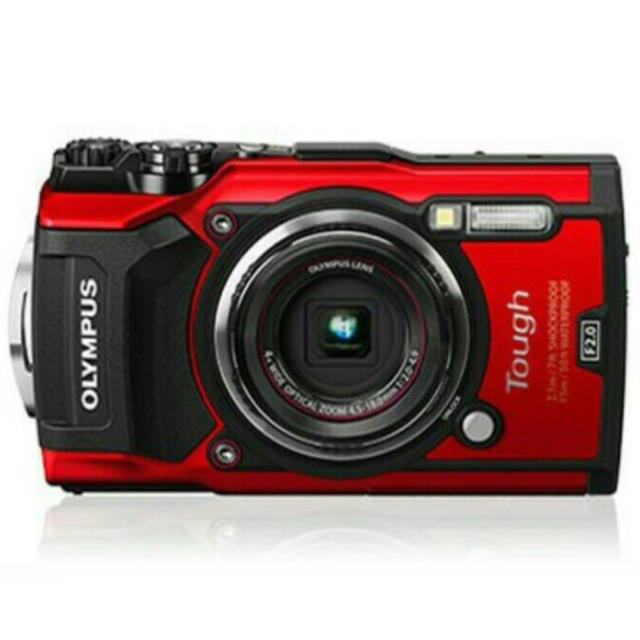 オリンパス TG-5-RED デジタルカメラ「Tough TG-5」（レッド）