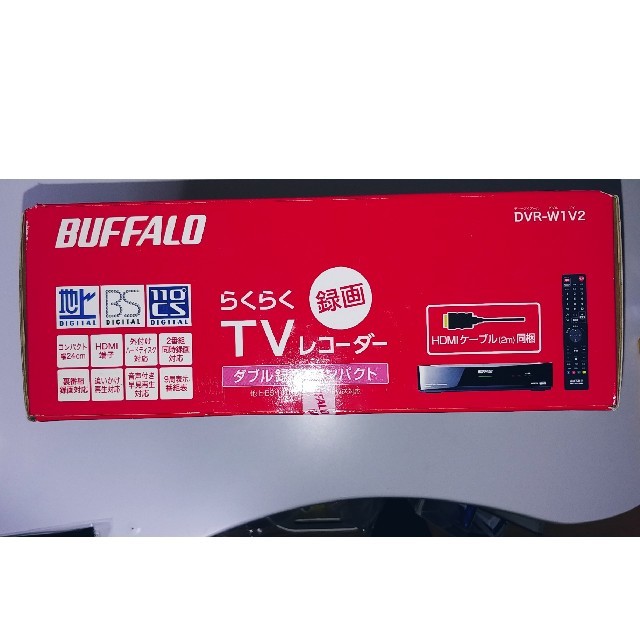 Buffalo(バッファロー)のBUFFALO らくらくTVレコーダー（中古品） スマホ/家電/カメラのテレビ/映像機器(その他)の商品写真