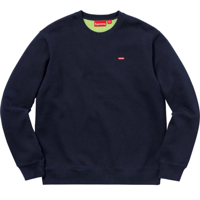 Supreme Contrast Crewneck Navy M 新品未使用