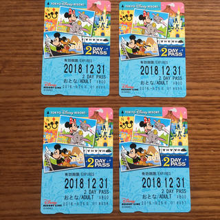 ディズニー(Disney)のディズニーリゾートライン 2day pass(遊園地/テーマパーク)