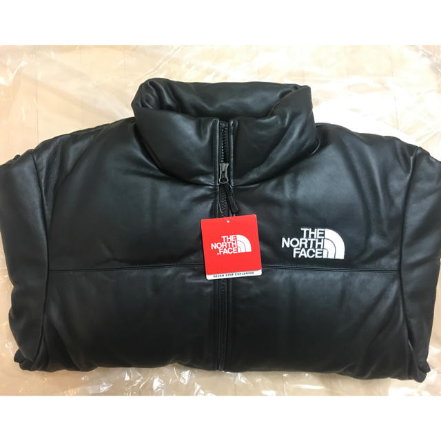 Supreme 17AW North Face Leather Nuptse M 国産正規店 - bartendme.co