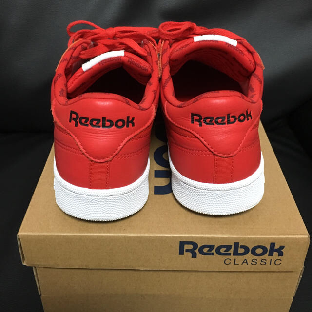 Reebok(リーボック)の【ナビゲーター様専用】Reebok レザークラブシー レッド  メンズの靴/シューズ(スニーカー)の商品写真