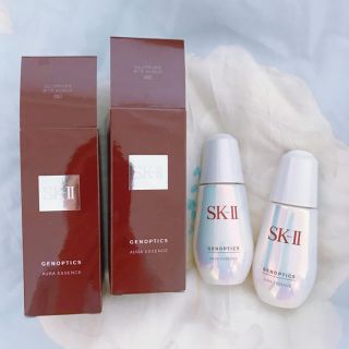 エスケーツー(SK-II)の新品 SK-II ジェノプティクスオーラエッセンス 50ml×2本【月末まで】(美容液)