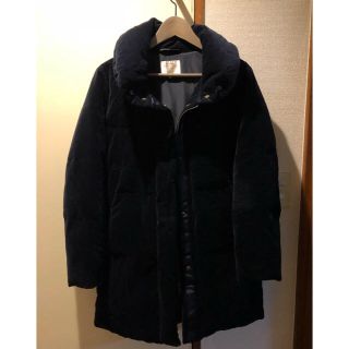 ビーミング ライフストア バイ ビームス(B:MING LIFE STORE by BEAMS)の値下げ!ベロアダウンコート B:MING LIFE STORE by BEAMS(ダウンコート)