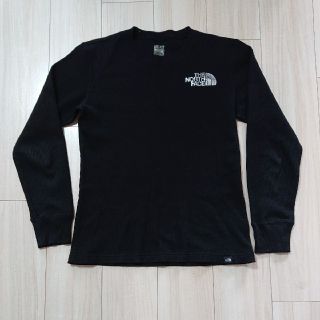 ザノースフェイス(THE NORTH FACE)のL ノースフェイス サーマル ロンT 白／金 黒／銀(Tシャツ/カットソー(七分/長袖))