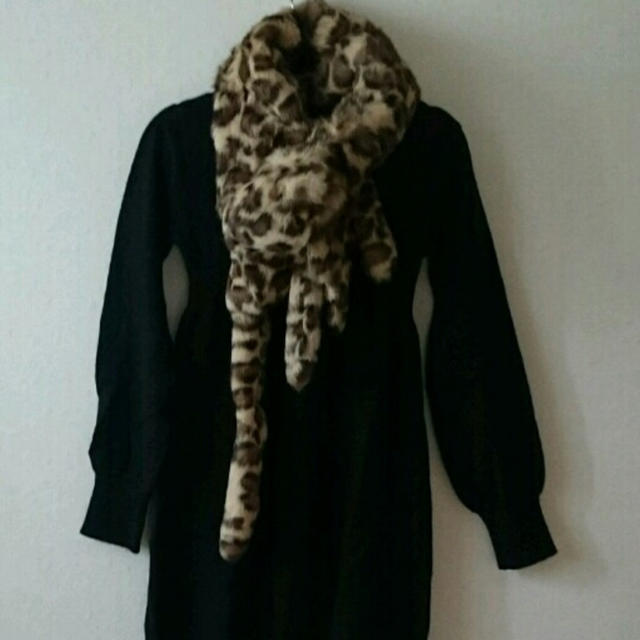 TSUMORI CHISATO(ツモリチサト)のツモリチサトヒョウ柄マフラー レディースのファッション小物(マフラー/ショール)の商品写真