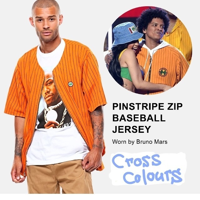 CROSS COLOURS - クロスカラーズ ベースボールシャツ オレンジLの通販