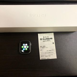 アップルウォッチ(Apple Watch)のapple watch series4 44mm gps model(腕時計(デジタル))