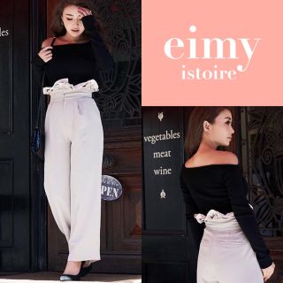 エイミーイストワール(eimy istoire)の新品タグ付き❤️eimyistoireエイミーイストワールストレートパンツ(カジュアルパンツ)