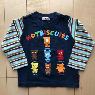 ホットビスケッツ(HOT BISCUITS)のミキハウス MIKIHOUSE HOTBISCUITS Tシャツ 80cm(Ｔシャツ)