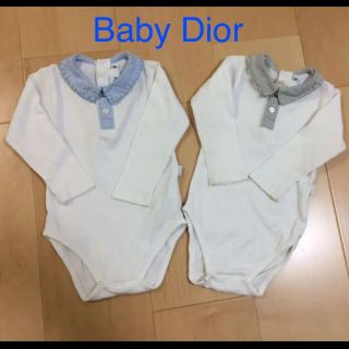 ベビーディオール(baby Dior)のBaby Dior ロンパース 2枚セット(ロンパース)