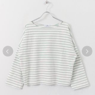 サニーレーベル(Sonny Label)の【美品】Sonny Label 加工ボーダープルオーバー(カットソー(長袖/七分))