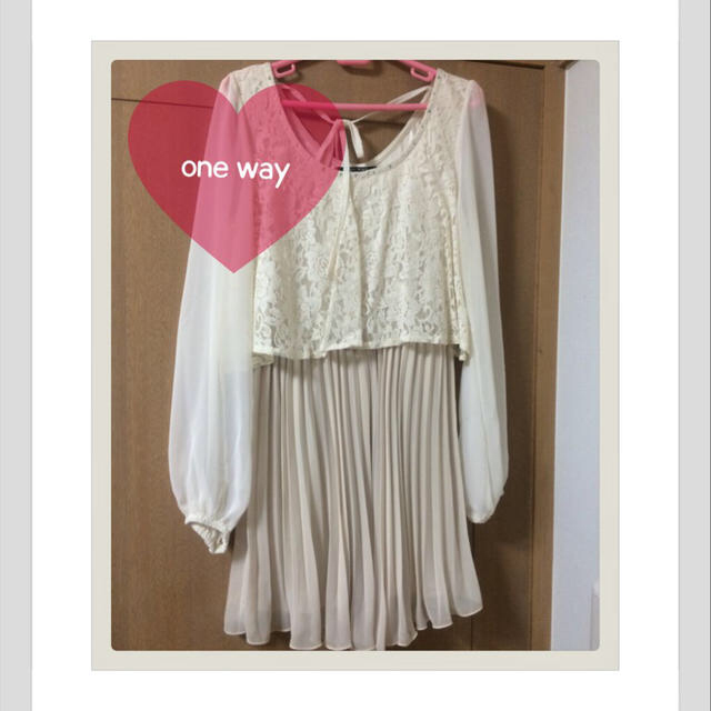 one*way(ワンウェイ)のone way♡ワンピース レディースのワンピース(ミニワンピース)の商品写真