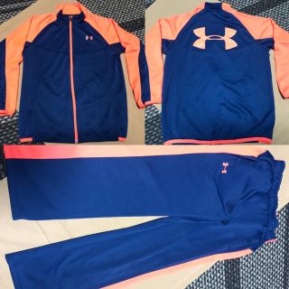 アンダーアーマー(UNDER ARMOUR)のアンダーアーマー ジュニア用ジャージ上下 サイズYLG（150 〜160）(Tシャツ/カットソー)