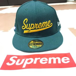 シュプリーム(Supreme)のSupreme script NEW ERA  7 1/2(キャップ)