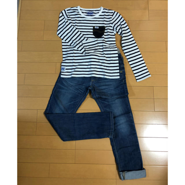 Lee(リー)のLee  キッズ  ジーンズとロンT キッズ/ベビー/マタニティのキッズ服男の子用(90cm~)(パンツ/スパッツ)の商品写真