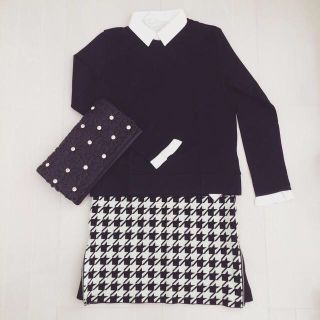 ビームス(BEAMS)の♡BEAMS♡千鳥柄タイトスカート♡(ミニスカート)