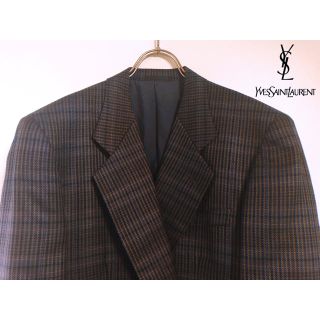 サンローラン(Saint Laurent)の◆YSL◆ Check Tailored Jacket(テーラードジャケット)