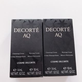 コスメデコルテ(COSME DECORTE)のコスメデコルテ　AQクレンジング クリーム&ウォッシング クリーム (クレンジング/メイク落とし)