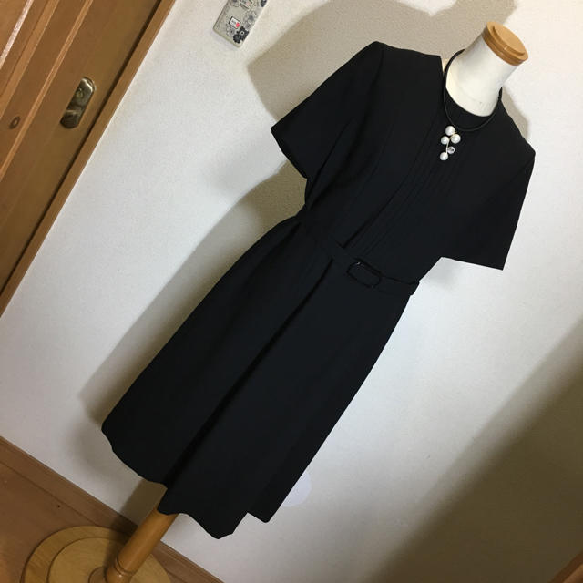 SOIR(ソワール)の東京ソワール  礼服 喪服 ブラックフォーマル 13号 美品 レディースのフォーマル/ドレス(礼服/喪服)の商品写真