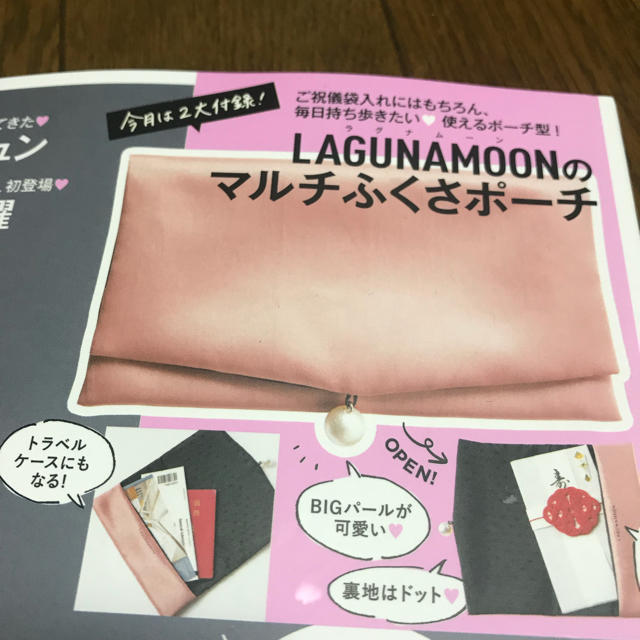 LagunaMoon(ラグナムーン)のJJ付録 LagunaMoon＊袱紗 レディースのファッション小物(ポーチ)の商品写真
