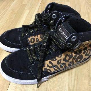 グラビス(gravis)のGRAVIS ヒョウ柄スニーカー 23(スニーカー)