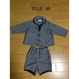 エル(ELLE)のELLE  95 フォーマル セットアップ 紺色(ドレス/フォーマル)