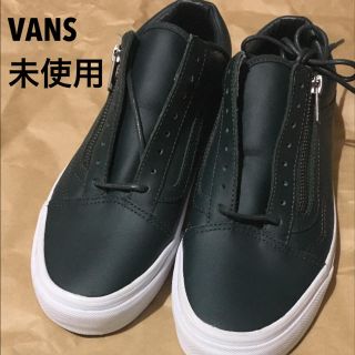 ヴァンズ(VANS)の【未使用】バンズ オールドスクール レザー 25.5センチ(スニーカー)