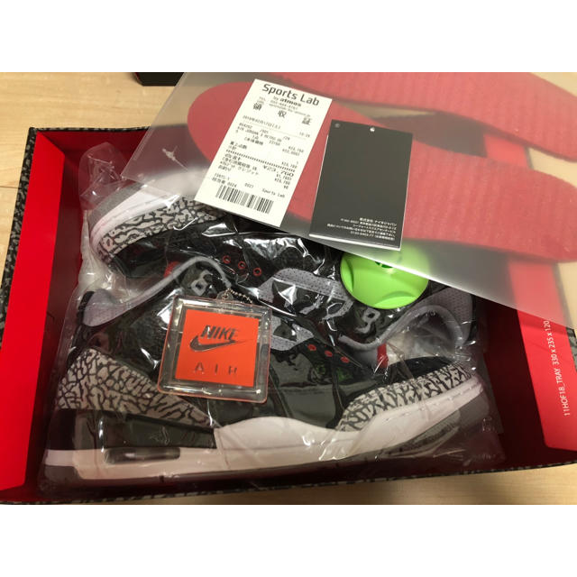 Nike air jordan 3 black cement 28cm