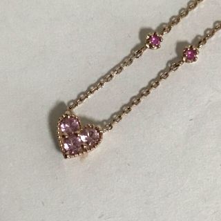 スタージュエリー(STAR JEWELRY)のryo様専用 スタージュエリー ハート ネックレス ピンクサファイヤ(ネックレス)