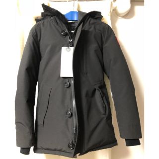 カナダグース(CANADA GOOSE)のカナダグース ジャスパー ブラック xxs レシート原本付(ダウンジャケット)