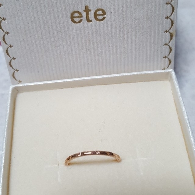 ete(エテ)のとん様専用　ete　クレール レディースのアクセサリー(リング(指輪))の商品写真