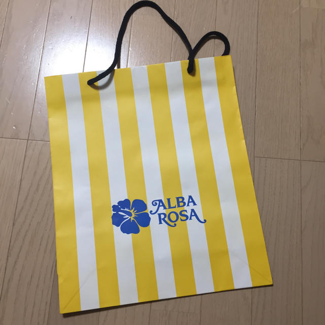 ALBA ROSA(アルバローザ)のALBARORA☆ショップ袋 紙タイプ レディースのバッグ(ショップ袋)の商品写真