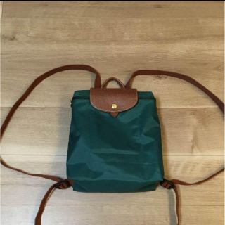 ロンシャン(LONGCHAMP)のロンシャン リュック グリーン(リュック/バックパック)