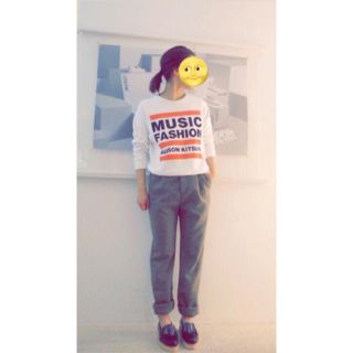 Maison Kitsuné - スウェット MUSIC FASHION ピンク