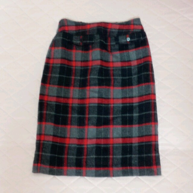NICE CLAUP(ナイスクラップ)のチェックタイトスカート レディースのスカート(ひざ丈スカート)の商品写真
