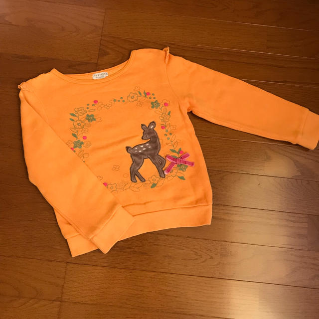 La poche biscuit☆トレーナー  120 キッズ/ベビー/マタニティのキッズ服女の子用(90cm~)(Tシャツ/カットソー)の商品写真