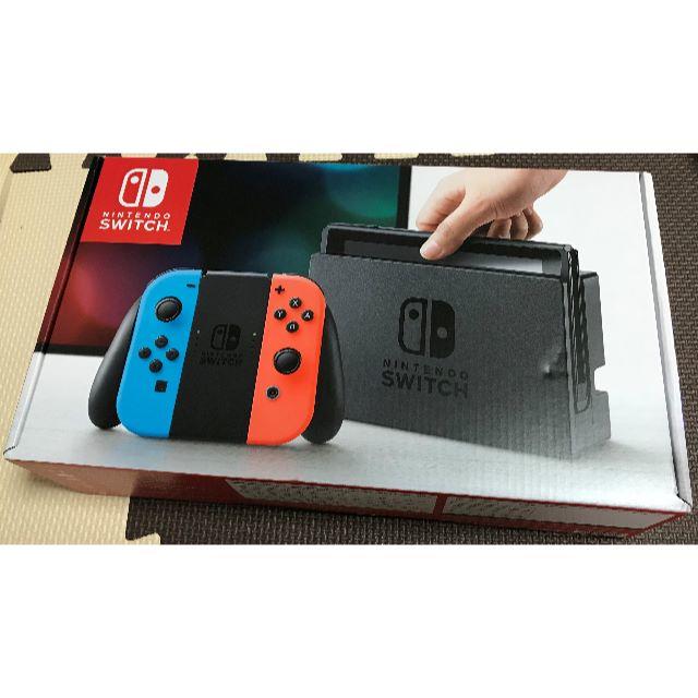 Nintendo Switch(ニンテンドースイッチ)の【新品】Nintendo Switch 本体 ネオン エンタメ/ホビーのゲームソフト/ゲーム機本体(家庭用ゲーム機本体)の商品写真