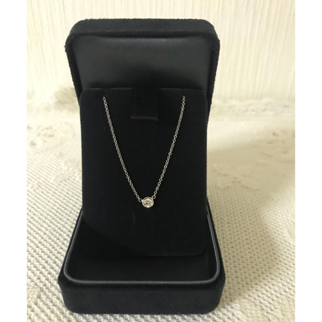 Tiffany & Co.(ティファニー)のティファニー バイザヤード ネックレス 0.18ct プラチナ 鑑定書付き レディースのアクセサリー(ネックレス)の商品写真