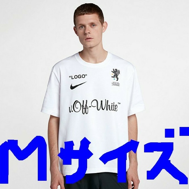 春夏新作 NIKE - Mサイズ Tシャツ Off-White × NIKE Tシャツ/カットソー(半袖/袖なし)