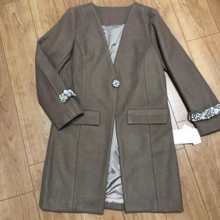 トッコ(tocco)の新品♡tocco closet 袖ビジューチェスターコート(チェスターコート)