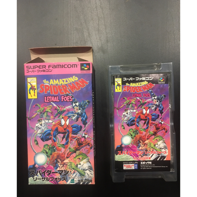 EPOCH - ◇激レア◇ SFC スパイダーマン リーサルフォーズの通販 EPOCH - ◇激レア◇ SFC スパイダーマン リーサルフォーズの通販