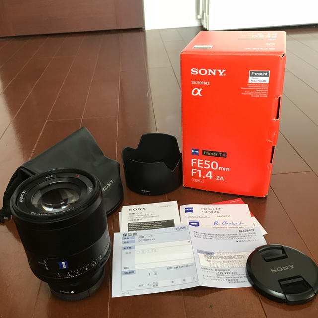 人気新品入荷 - SONY ソニー 美品 F1.4 FE50mm レンズ(単焦点