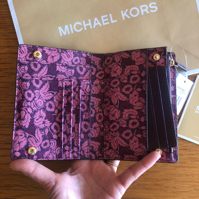 財布【sale】 michael kors 新品 財布&カードケース セット ローズ